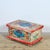 Small Vintage Folk Art Chest, 1950 For Sale - Image 4 of 11
