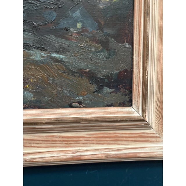 Arne Aspelin, Atmospheric Landscape, 1950s, Oil on Panel, Framed For Sale - Image 7 of 15