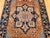 Textile Antique Persian Heriz Serapi Rug, Hand-Knotted Wool, Geometric Pattern, Brick-Red & Blue, 3x3 For Sale - Image 7 of 13