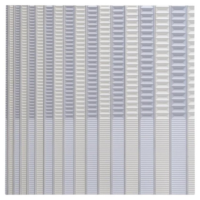 Blue Alugrid Nr. 01 Wall Panel in Marine Blue Flocked Pressed Wood by Arno Hoogland For Sale - Image 8 of 8