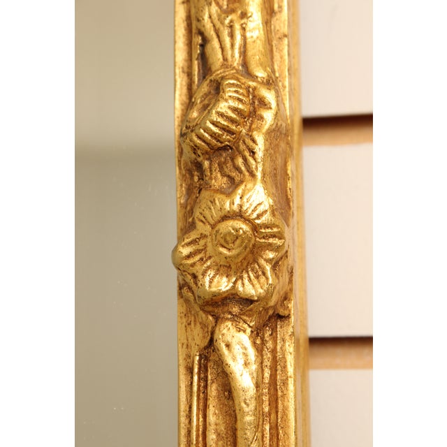 Friedman Brothers Horizontal Gold Mirror For Sale - Image 9 of 15