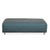 Grata 3-Seater Sofa and Ottoman in Petrol Blue Fabric from Rolf Benz, Set of 2 For Sale - Image 15 of 18