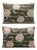 Hand Embroidered Suzani Lumbar Pillow Cover 18'' X 24'' - Set of Two For Sale