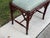 Custom Upholstered Faux Bamboo Bench For Sale - Image 4 of 9