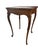 Brown Vintage French Provincial Tall Square Table With Sculptural Turned Legs For Sale - Image 8 of 15