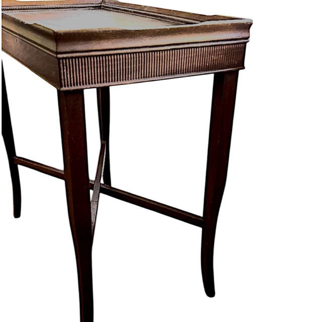 Early 20th Century Antique Rectangular Georgian Style Mahogany Occasional Table For Sale - Image 5 of 12