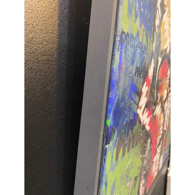 Angelo, Pourquoi Partir Puisque Je t'Aime, Painting on Canvas, 2001 For Sale - Image 6 of 8