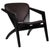 Butterfly Lounge Chairs in Black Beech and Full Grain Leather by Hans J. Wegner for Getama, 2000s For Sale - Image 6 of 6