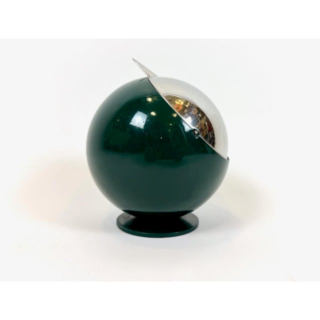 Metal Large Smokey Ball Ashtray attributed to F.W. Quist, 1970s For Sale - Image 7 of 8