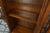 Brown Vintage Large Georgian Style Walnut Bookcase Display Cabinet For Sale - Image 8 of 18