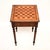 1920s Vintage English Walnut Chess Table, 1920 For Sale - Image 5 of 10