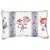 This pillow features Ariana Floral Stripe with a self-welt finish. Inspired by an 18th-century French woodblock pattern,...