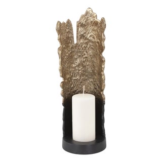Situ Faux Bois Candleholder For Sale