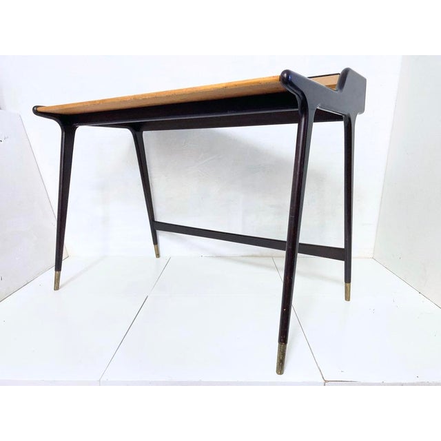 Small Ladies Writing Desk attributed to Reinhold Stotz, 1950s For Sale - Image 9 of 18