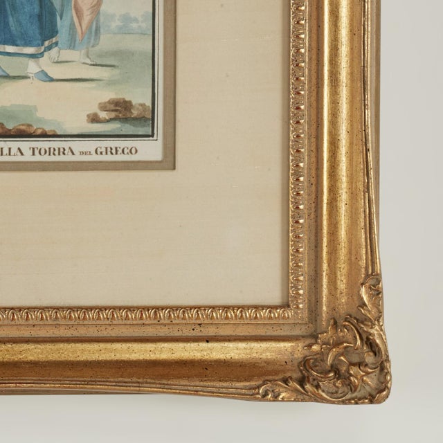 Pair of Antique Watercolors of Figures in Torre Del Greco Italy For Sale - Image 10 of 18