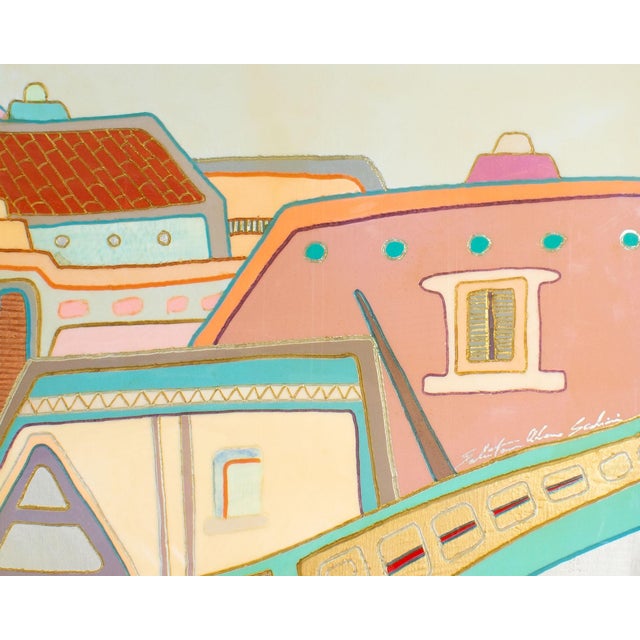 Late 20th Century Signed Acrylic on Panel Painting by Salvatore Adamo Scalisi For Sale - Image 5 of 8