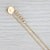 2010s 0.27ctw Diamond Slide Charm Bracelet Bead Slides 14k Yellow Gold 7" Starter For Sale - Image 5 of 5