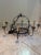 Black Fabulous French Basket Style Wirework Chandelier-Eight Lights For Sale - Image 8 of 10