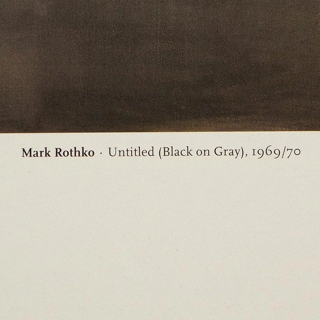 2003 After Mark Rothko, "Untitled (Black on Gray)" Poster Chairish