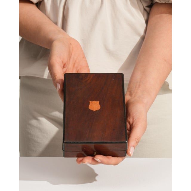 Early 20th Century France Brown Wood Box For Sale - Image 14 of 18