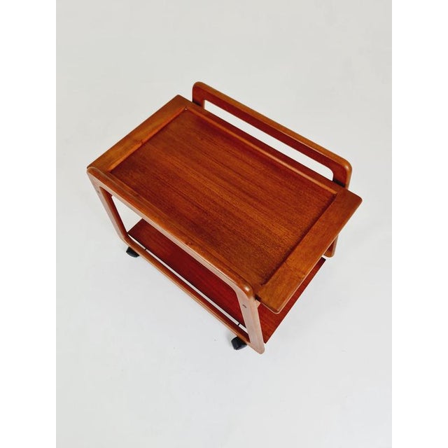 Vintage Danish Trolley in Teak from Sika Mobler, 1960s For Sale - Image 4 of 18