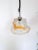 1970s Vintage Orange White Pendant Light For Sale - Image 6 of 11