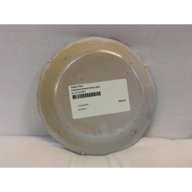 Asian Fishing Scene Painted Ceramic Plate Chairish