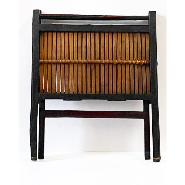 Vintage Bamboo Magazine Rack For Sale In Philadelphia - Image 6 of 10