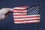 Metal Antique Brass American Table Flag Stand For Sale - Image 7 of 8