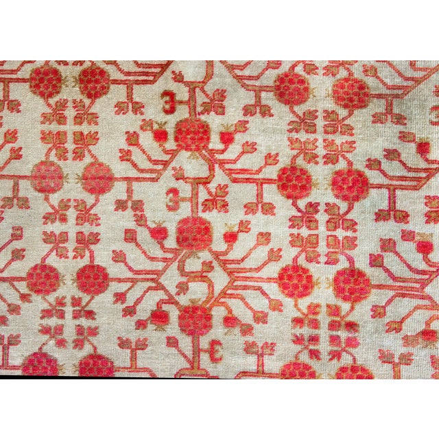 Textile Early 20th Century Samarghand Rug For Sale - Image 7 of 16