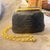 A Rare 1990s Black Satin Silk Evening Bag by Chanel For Sale - Image 17 of 17
