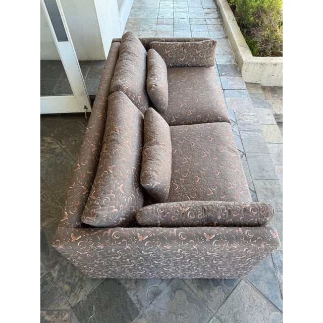 Textile C & L Designs Laguna Sofa in Quilted Folklore For Sale - Image 7 of 12