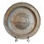18th Century Continental Pewter Sukkot Sukkah Plate Hebrew Engraved Rare Relief Judaica For Sale