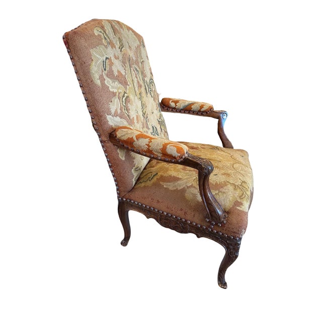 French Pair of Mid 19th Century Regence Chairs For Sale - Image 3 of 12