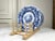 1920s Set of 6 Vintage Laveno Blue Onion Plates, Sci Italy Earthenware (21cm) For Sale - Image 5 of 18