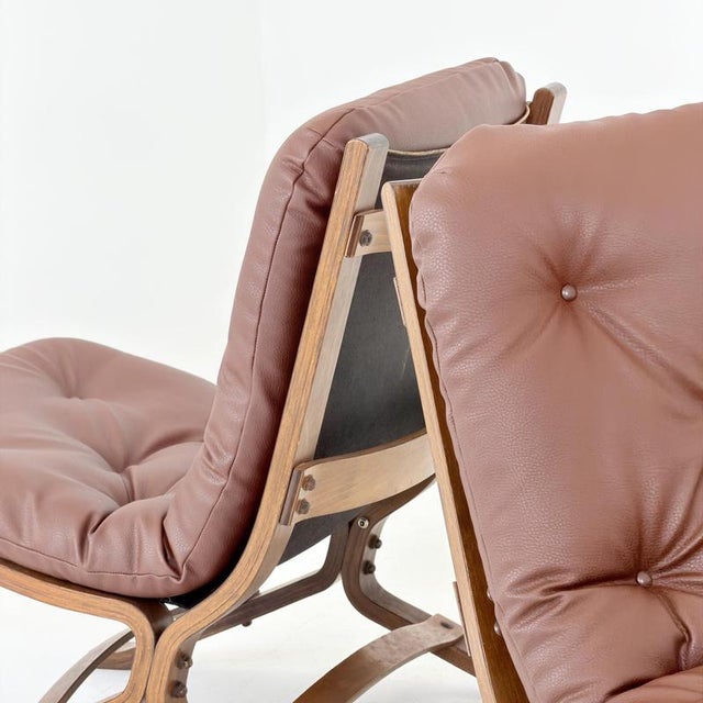 Brown Mid-Century Siesta Lounge Chair by Ingmar Relling for Westnofa, Norway, 1970s For Sale - Image 8 of 18
