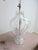 Mid-Century Modern Mid-Century Lucite Ribbed Table Lamp For Sale - Image 3 of 7