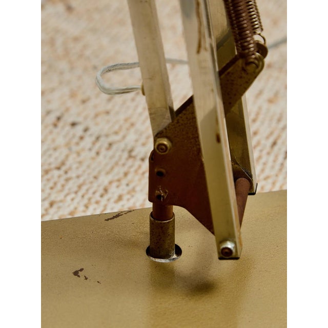 Chrome Grasshopper Architectural Vintage Adjustable Industrial Floor Lamp For Sale - Image 8 of 12