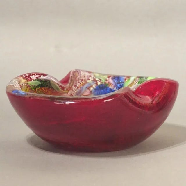 Vintage Glass Bowl by Dino Martens for Aureliano Toso For Sale - Image 7 of 12