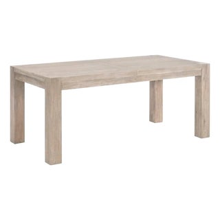 102.5" Solid Wood Extendable Dining Table by Essentials for Living For Sale