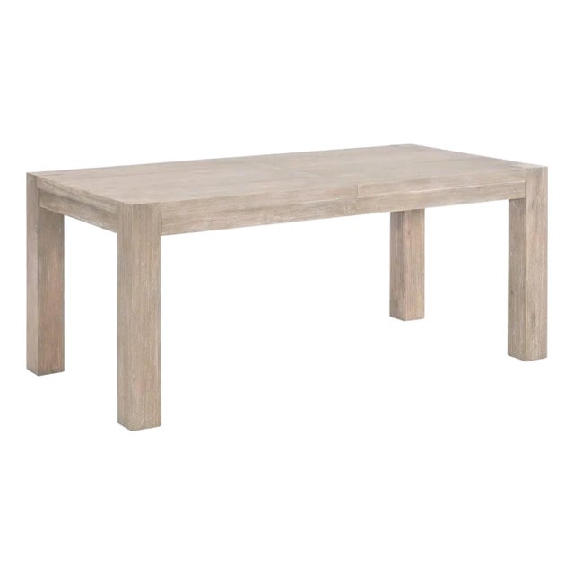 102.5" Solid Wood Extendable Dining Table by Essentials for Living For Sale