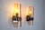 Murano Glass Rose Sconces from Veca, Italy, 1960s, Set of 2 For Sale - Image 3 of 8