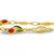 French Antique Enamel Flower 18k Gold Fancy Link 78 Inch Necklace For Sale In Los Angeles - Image 6 of 7