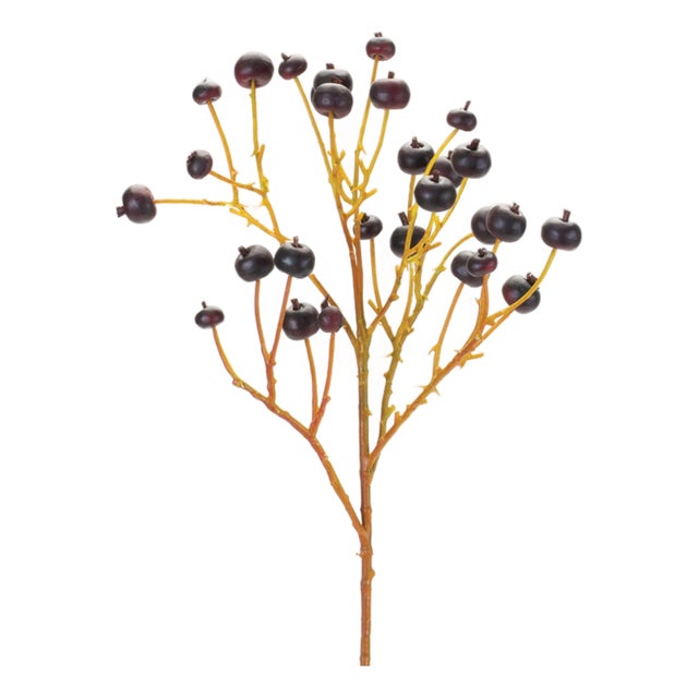 Blue Berry Spray (Set of 6) For Sale