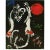 An excellent large full-color print of color lithograph "Isaiah" by Marc Chagall, first published in 1958-1959 in Verve...