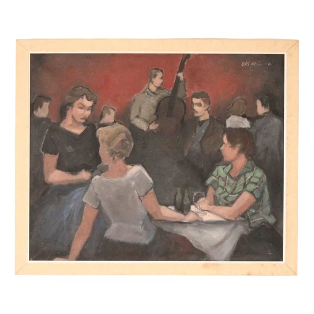 Otto Olsen, Untitled, 1958, Oil on Canvas For Sale