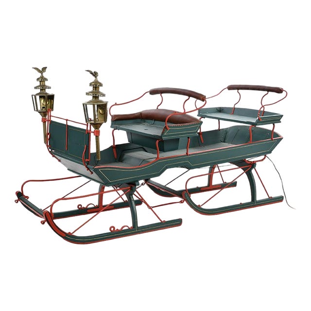 Large Wooden Sled, 1800s For Sale