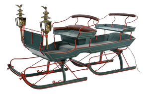 Large Wooden Sled, 1800s