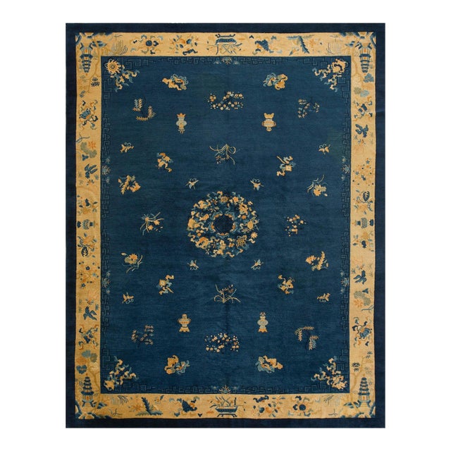 Early 20th Century Chinese Peking Carpet ( 9'1'' x 11'8'' - 277 x 356 ) For Sale