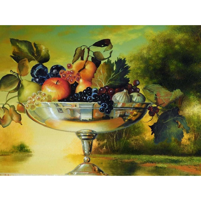 James Jensen Original Caravaggio Oil on Canvas Hand Signed Custom Framed For Sale - Image 4 of 5